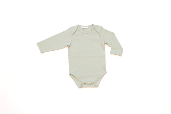 Organic Cotton Envelop Neck Bodysuit Pista