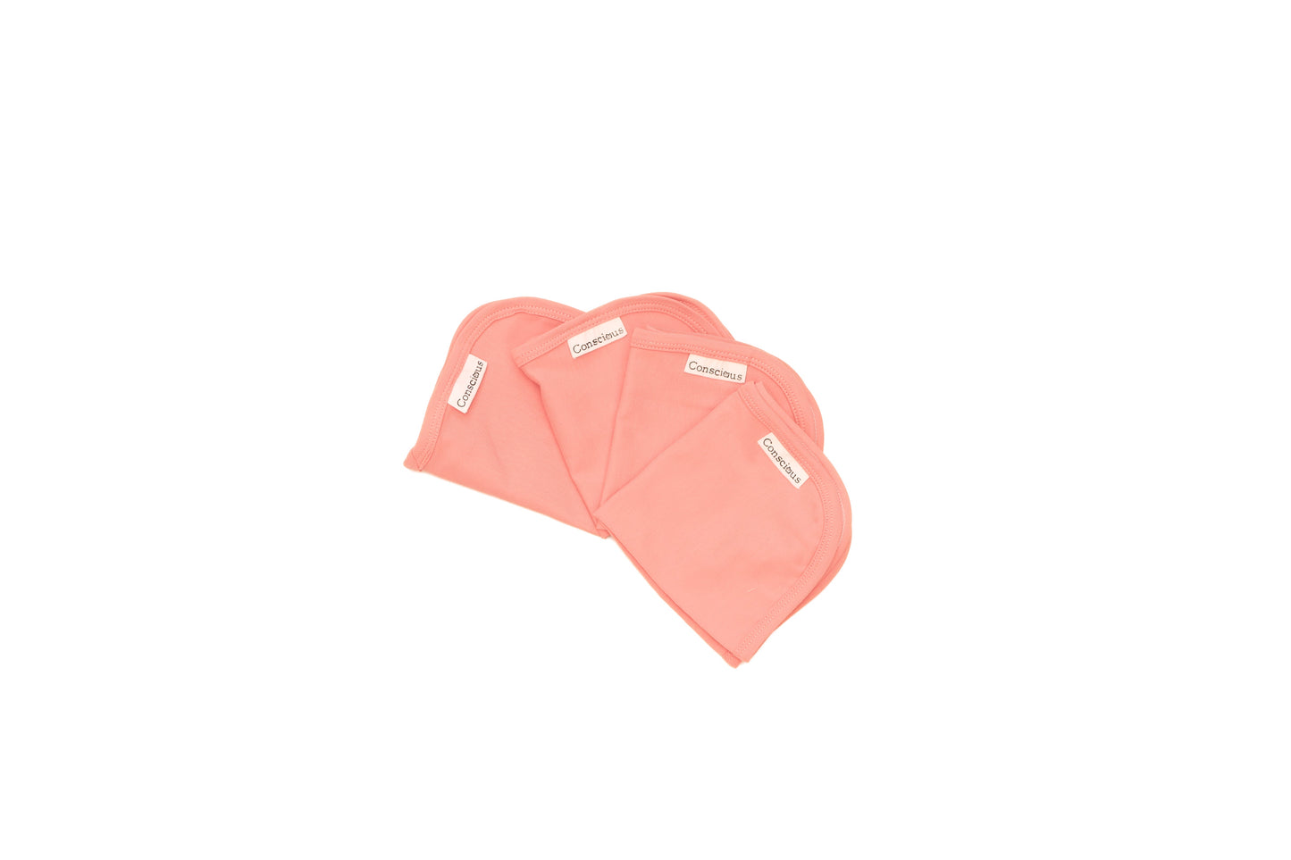 Organic Cotton Envelop Neck Bodysuit Melon