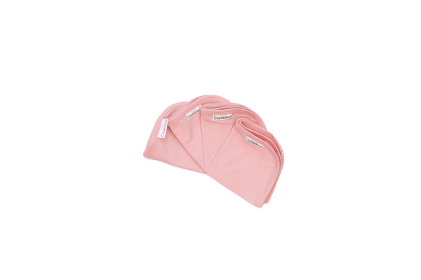 Organic Cotton Envelop Neck Bodysuit Baby Pink