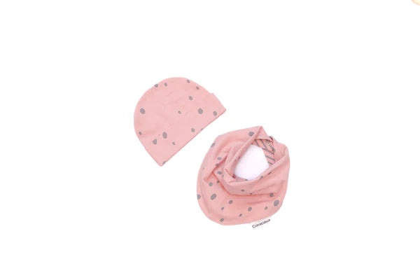 Organic Cotton Envelop Neck Bodysuit Baby Pink
