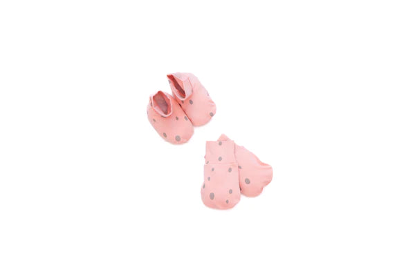 Organic Cotton Envelop Neck Bodysuit Baby Pink