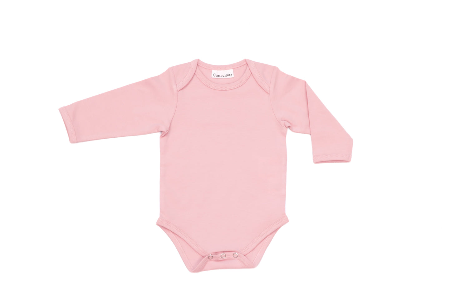 Organic Cotton Envelop Neck Bodysuit Blue