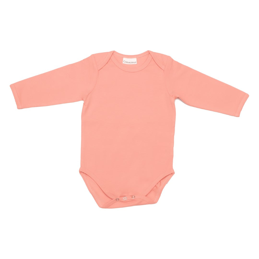 Organic Cotton Envelop Neck Bodysuit Blueberry Dots