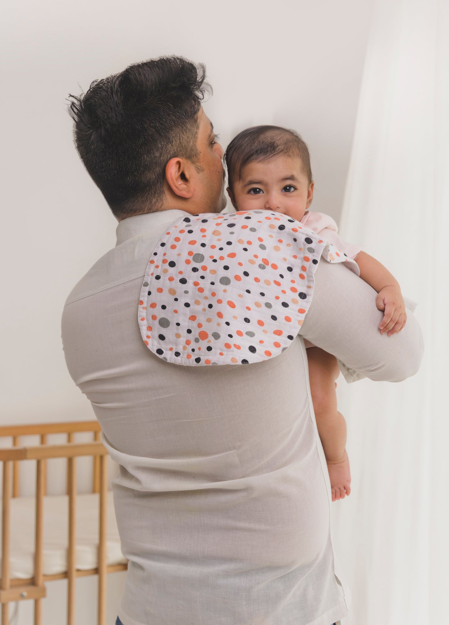 BURP CLOTH - Set of 2 - Sheep & Dalmatians - Butternut Squash