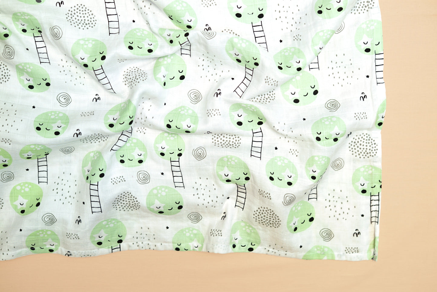 SWADDLE - Set of 2 - Moon & Dalmatians - Whipper Seafoam