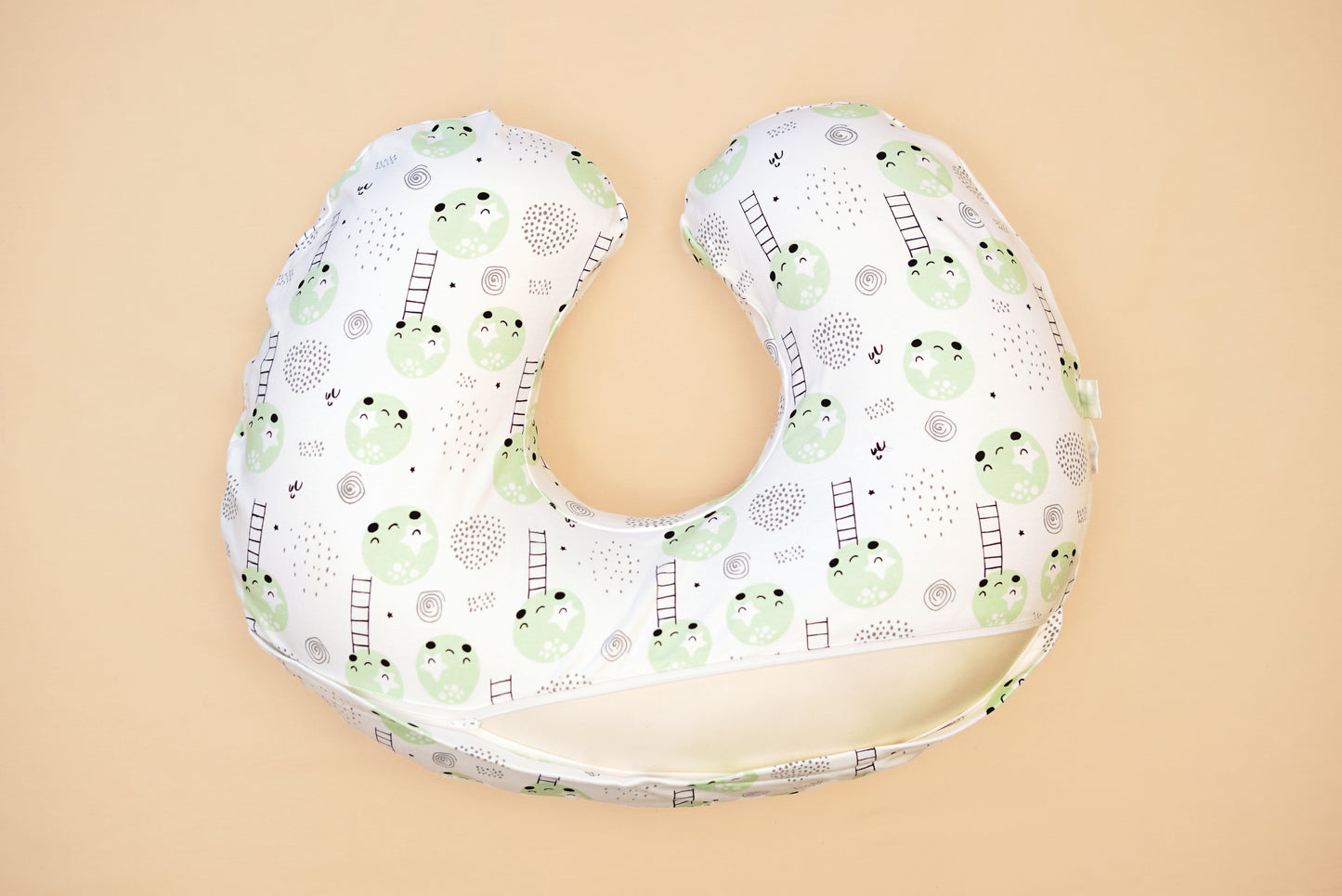 NURSING PILLOW - Moon And The Starry Night - Whipper Seafoam