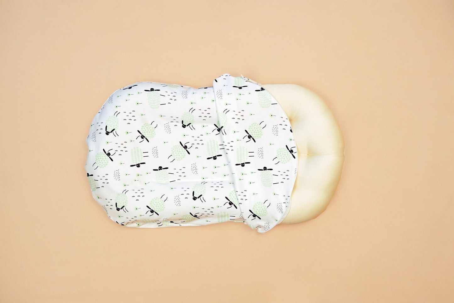SNUGGLE BABY BED - Baa Baa That Sheep - Whipper Seafoam