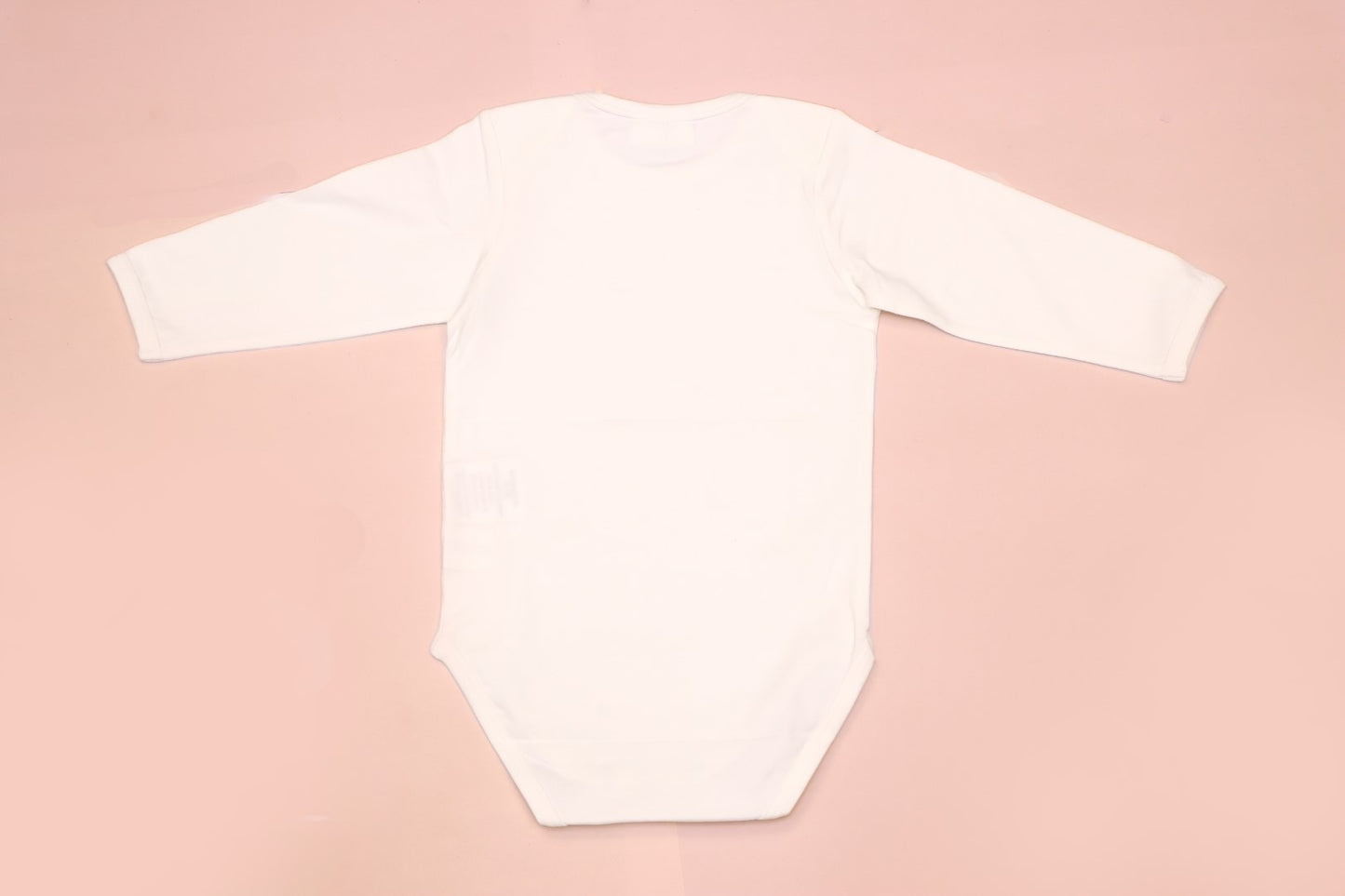 Organic Cotton Envelop Neck Bodysuit Pure White