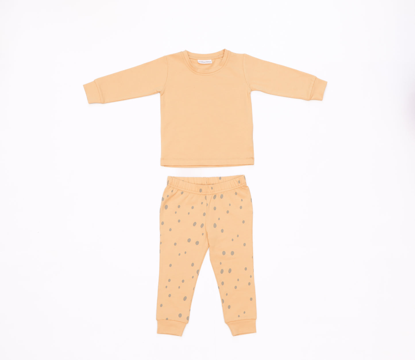 Organic Cotton Cord Set Bottom Print Sunshine Dot