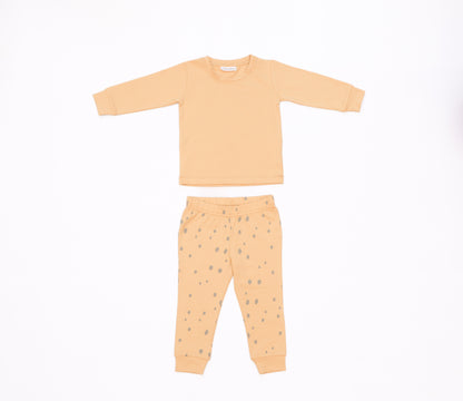 Organic Cotton Cord Set Bottom Print Sunshine Dot
