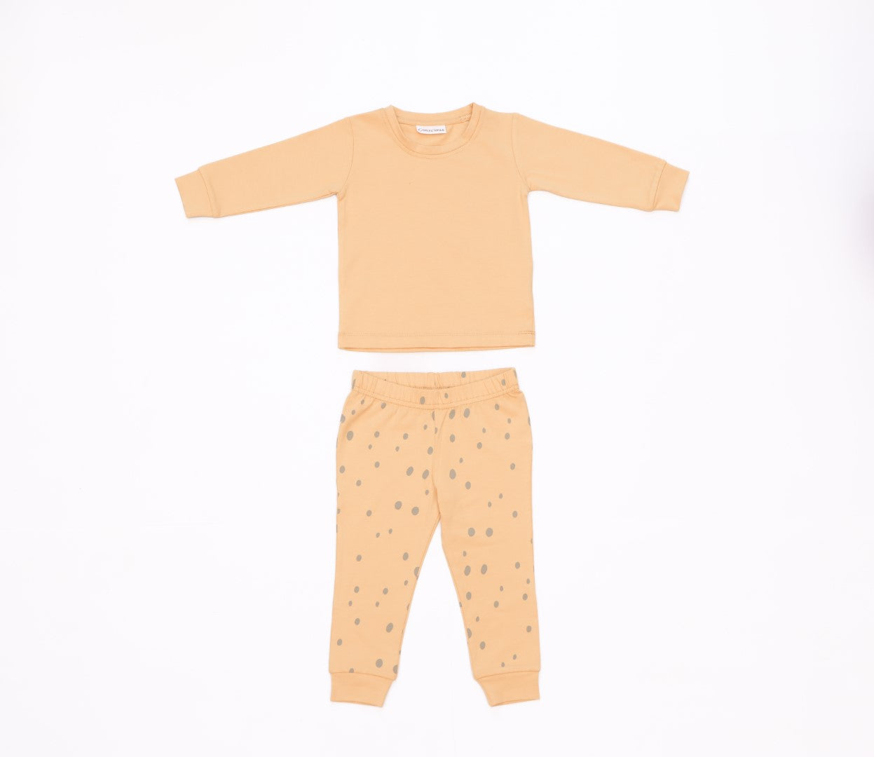 Organic Cotton Cord Set Bottom Print Sunshine Dot