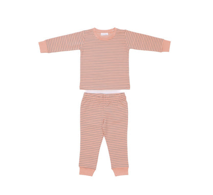 Organic Cotton Cord Set All over Print Melon Stripe