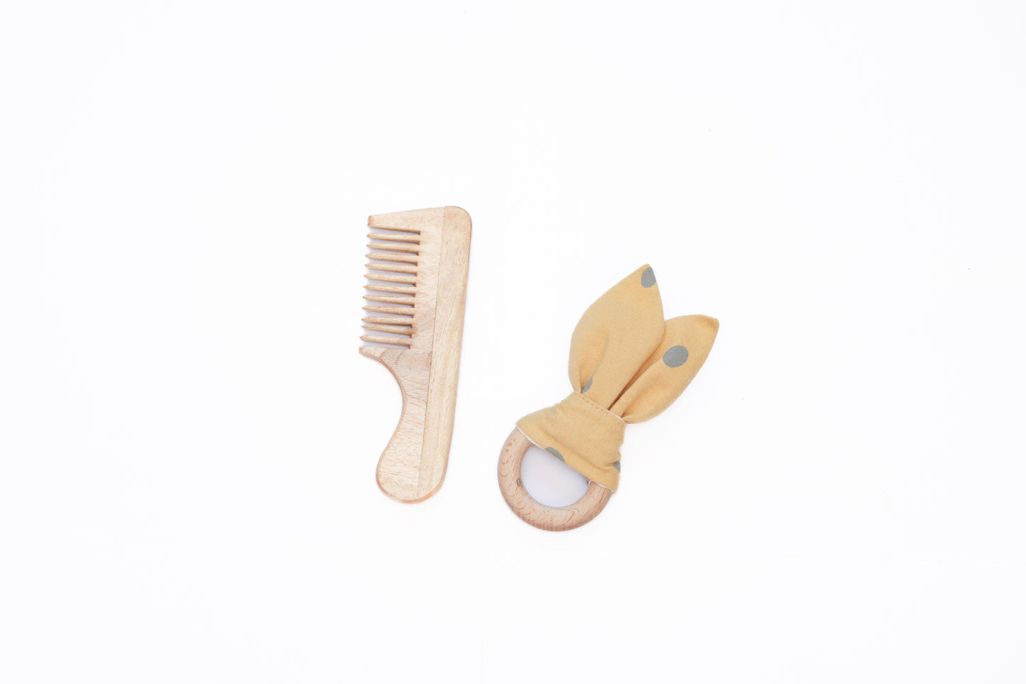 Organic Cotton Envelop Neck Bodysuit Yellow