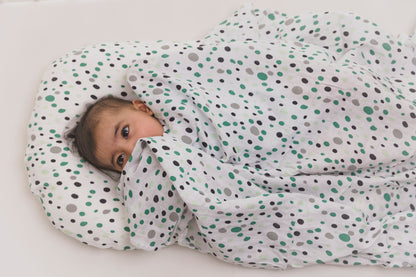SWADDLE - Set of 2 - Sheep & Dalmatians - Whipper Seafoam