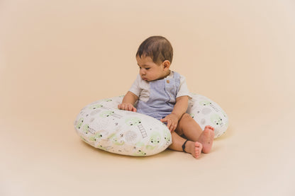 NURSING PILLOW  - Moon And The Starry Night - Whipper Seafoam