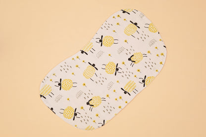 BURP CLOTH - Set of 3 - Lime & Lenomade
