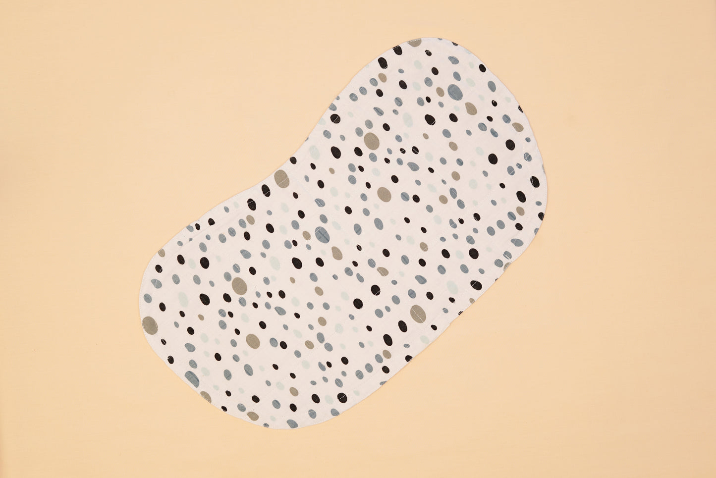 BURP CLOTH - Set of 2 - Sheep & Dalmatians - Blueberry Cream