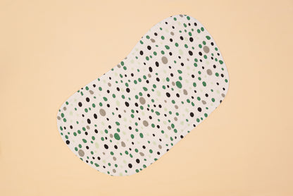BURP CLOTH- Set of 2 - Sheep & Dalmatians - Whipper Seafoam