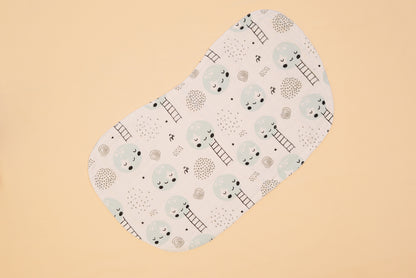 BURP CLOTH - Set of 3 - Blueberry Cream