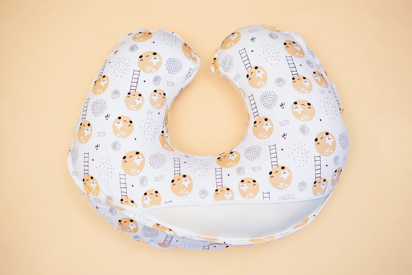 NURSING PILLOW - Moon And The Starry Night - Butternut Squash