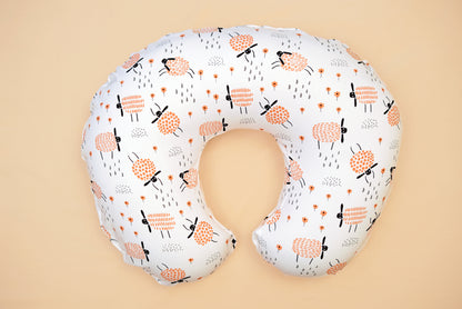 NURSING PILLOW  - Baa Baa That Sheep - Butternut Squash