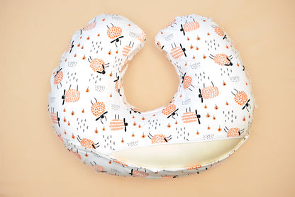NURSING PILLOW  - Baa Baa That Sheep - Butternut Squash