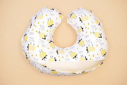 NURSING PILLOW  - Baa Baa That Sheep  - Lime & Lenomade