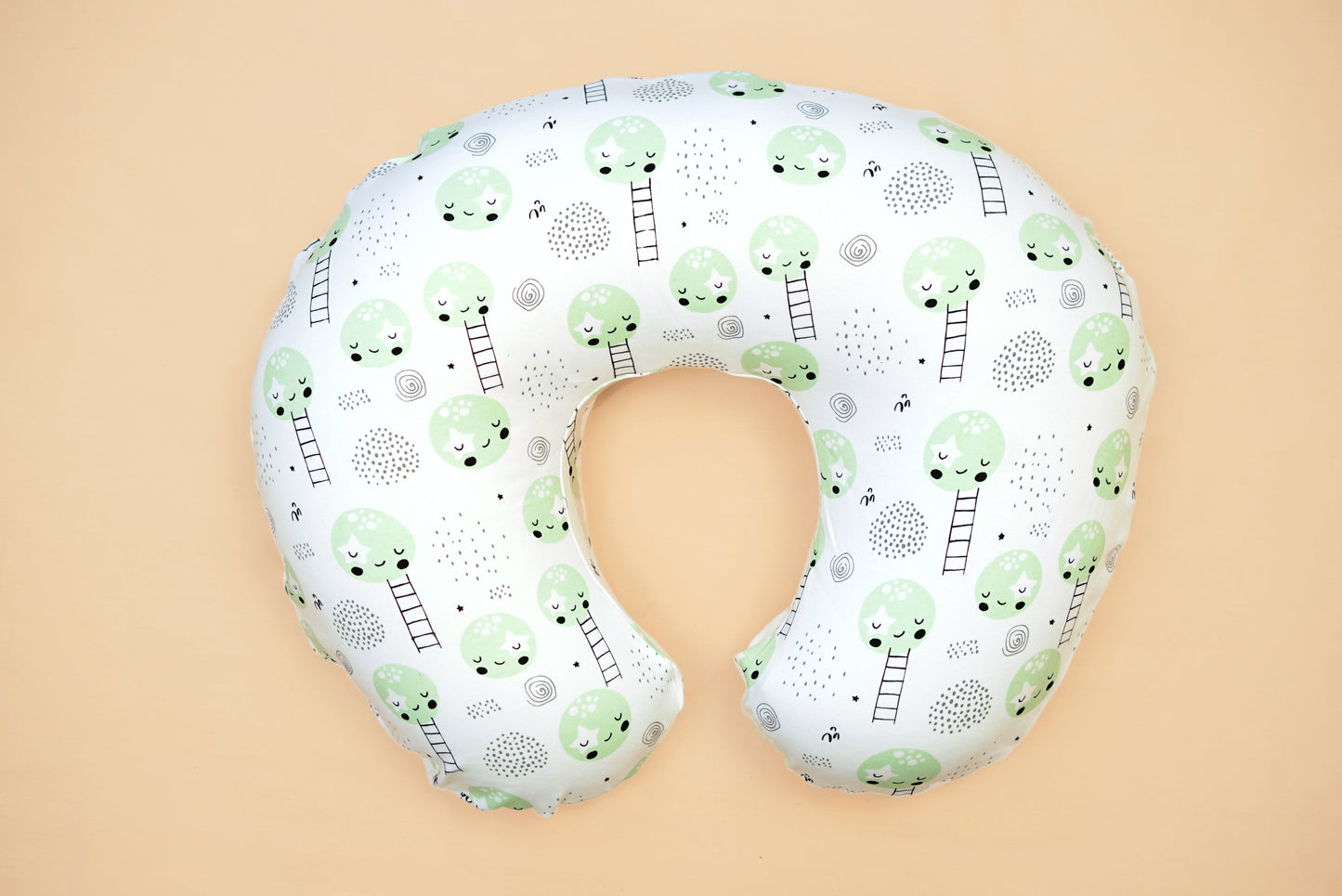 NURSING PILLOW  - Moon And The Starry Night - Whipper Seafoam