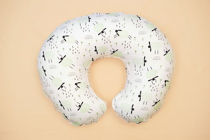 NURSING PILLOW  - Baa Baa That Sheep  - Whipper Seafoam