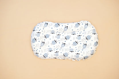SNUGGLE BABY BED  - Baa Baa That Sheep - Blueberry Cream