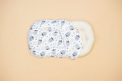 SNUGGLE BABY BED  - Baa Baa That Sheep - Blueberry Cream