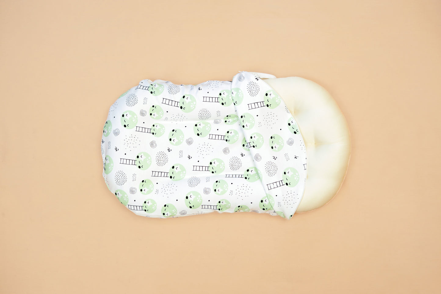 SNUGGLE BABY BED   - Moon And The Starry Night - Whipper Seafoam