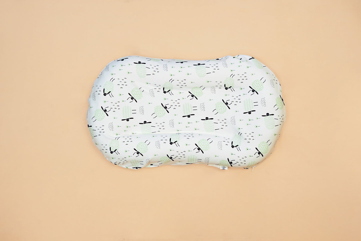 SNUGGLE BABY BED   - Baa Baa That Sheep  - Whipper Seafoam
