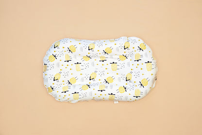SNUGGLE BABY BED  - Baa Baa That Sheep  - Lime & Lenomade
