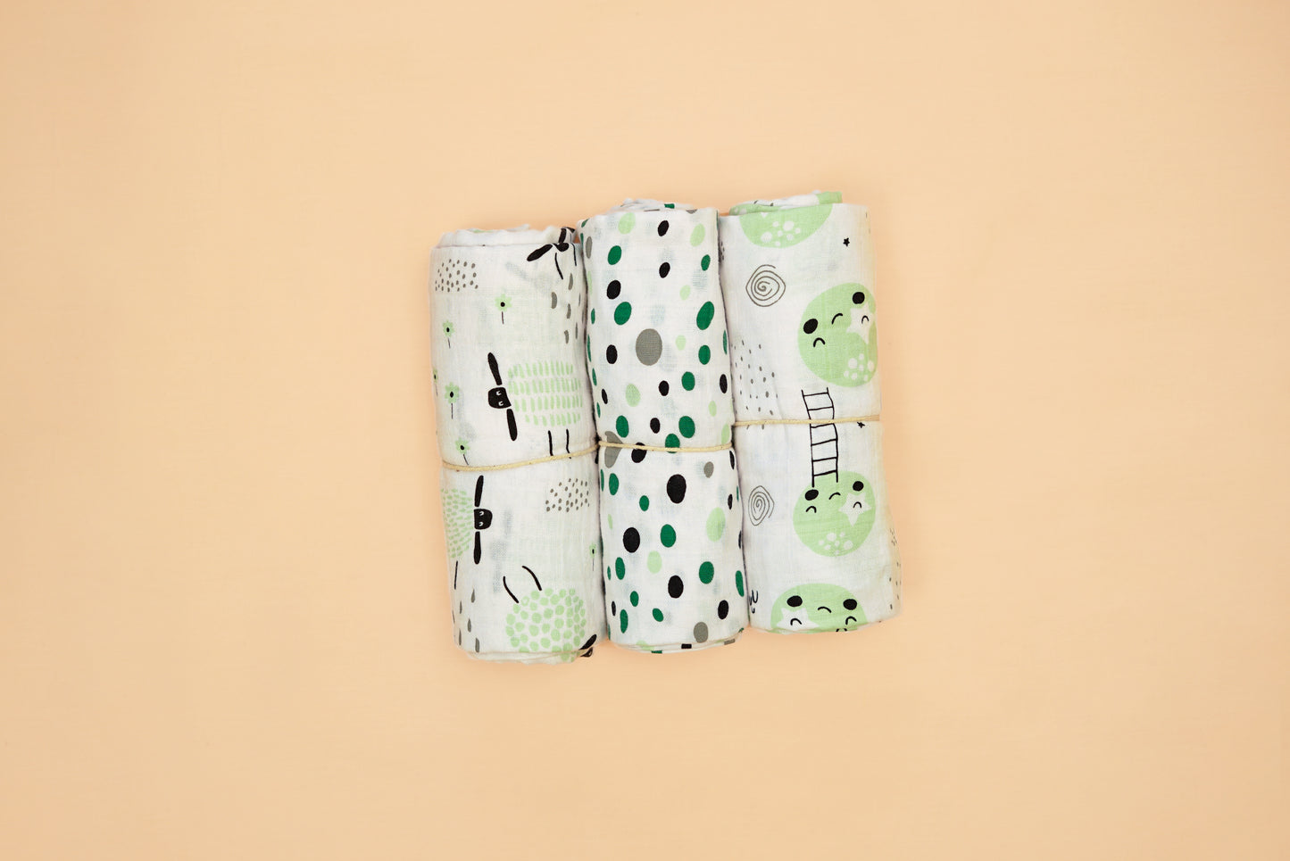 SWADDLE - Set of 3 - Whipper Seafoam