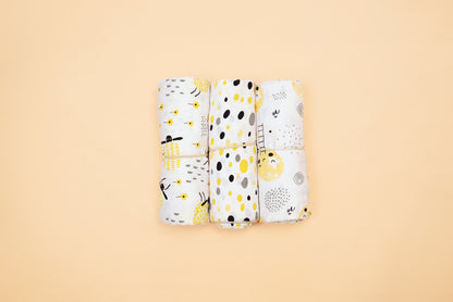 SWADDLE - Set of 3 - Lime & Lenomade
